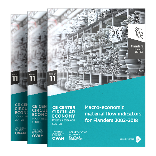Macro-economic material flow indicators for Flanders 2002-2018
